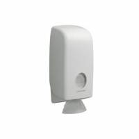 Dispenser Toiletpapir Kimberly Clark Aquarius i Ark Plast Hvid