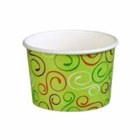 Isb&aelig;ger 120/140 ml 3 oz &Oslash;74x49 mm Pap Green twiddle