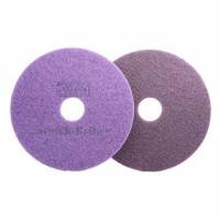 Rondel 3M Scotch-Brite Plus Diamant 17 tommer  22x432 mm Lilla t/Marmor/Terazzo