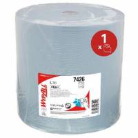 Aft&oslash;rringsrulle Industri Wypall L30 3-lag Perfo. &Oslash;37.5xB37cmxL285m Genbrug Bl&aring;