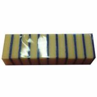 Multisvamp Mini 9x6x3 cm med Skures&aring;l Gul/Bl&aring;