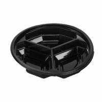Plastsk&aring;l Bowl Diamond 3-rum 510 ml &Oslash;188x40 mm RPET Sort