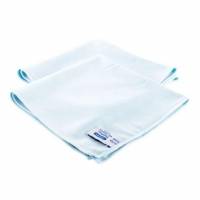 Microfiberklud Ultra Shine 40x40cm Svanem&aelig;rket bl&aring; til glasreng&oslash;ring