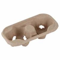 Kopholder Bakke 215x108x42 mm Pap Natur til 2 b&aelig;gre