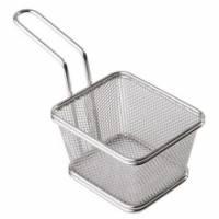 Serveringskurv Mini Friture 10x9x5.5 cm Rustfri st&aring;l