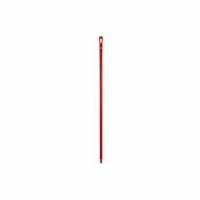 Skaft Ultra hygiejnisk &Oslash;34x1500 mm med Gevind PP R&oslash;d