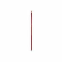 Skaft Ultra hygiejnisk &Oslash;34x1700 mm med Gevind PP R&oslash;d