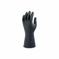 Handske Black Heavyweight G17K str L Latex Sort