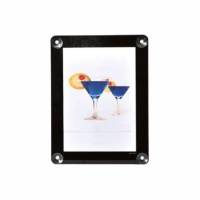 Plakat Ramme Securit A4 UV resistent Sort til vindue