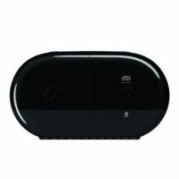 Dispenser Toiletpapir Tork SmartOne T9 Twin Plast Sort