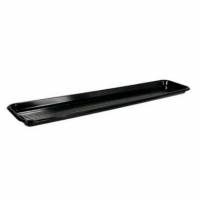 Bakke 400x87x16 mm Rektangul&aelig;r PET Sort