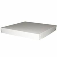 Kage&aelig;ske fold selv l&aring;g til h&oslash;j bund/lav top-model L320xB320xH40mm pap hvid