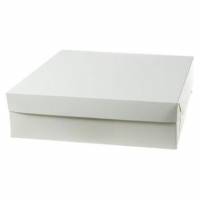 Kage&aelig;ske fold selv bund til h&oslash;j bund/lav top-model L350xB350xH100mm pap hvid