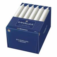 Kanallys &Oslash;24x200 mm Br&aelig;ndetid 6 timer Hvid