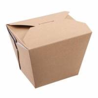 Takeaway &aelig;ske 750 ml 118/84x97/63x92 mm med PE Brun