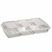 Sm&oslash;rrebr&oslash;dsbakke 3-rum 245x145x45 mm H&aelig;ngslet l&aring;g APET Klar