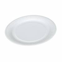 Paptallerken Catersource &Oslash;23cm Bionedbrydelig Hvid Kraftig