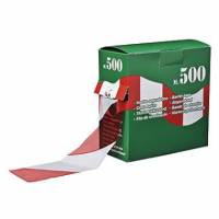 Afm&aelig;rkningsb&aring;nd 500 m PE R&oslash;d/Hvid