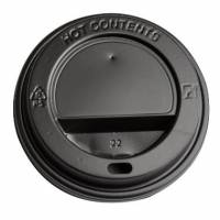 Drikkel&aring;g Plast &Oslash;90xH20mm Til Kaffeb&aelig;ger Sort Catersource