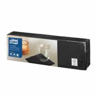 Serviet Tork Cocktail Linstyle 24x24cm 1-lag Sort