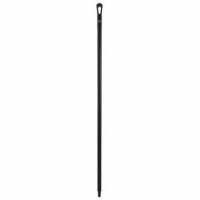 Skaft Ultra hygiejnisk &Oslash;34x1500 mm med Gevind PP Sort