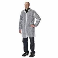 Engangskittel str L Non-Woven Hvid