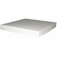 Kage&aelig;ske fold selv l&aring;g til h&oslash;j bund/lav top-model L280xB280xH40mm pap hvid