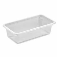 Plastbakke Kageboks K2182-1F 1-rum 640 ml 180x100x50 mm RPET Klar