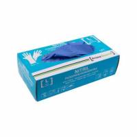 Unders&oslash;gelseshandske Engangs Prime Source str L uden Pudder Nitril AQL 1.5 Bl&aring;