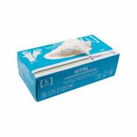 Unders&oslash;gelseshandske Engangs Prime Source  str L uden Pudder Nitril AQL 1.5 Hvid