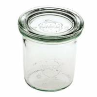 Patentglas Weck 140 ml &Oslash;6.8x7 cm uden L&aring;g Glas