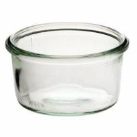 Patentglas Weck 165 ml &Oslash;8.8x4.65 cm uden L&aring;g Glas