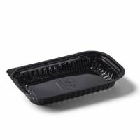 Sushibakke Vistopac 1-rum 400 ml 228x140x29 mm RPET Sort