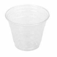 Plastglas 25 cl &Oslash;96 mm Bionedbrydelig PLA Klar til Dessert