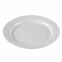Tallerken Venice &Oslash;28 cm Flad Porcel&aelig;n Hvid