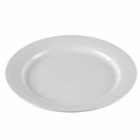 Tallerken Venice &Oslash;26 cm Flad Porcel&aelig;n Hvid