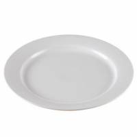 Tallerken Venice &Oslash;17 cm Flad Porcel&aelig;n Hvid