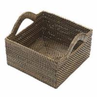 Br&oslash;dkurv Bastian Kvadrat 18x18x9.5 cm Nitoflet Lys/M&oslash;rk