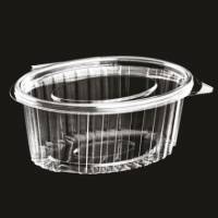 Plastb&aelig;ger Catersource 375 ml 112x145x57 mm Oval H&aelig;ngslet l&aring;g RPET Klar