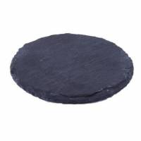 Lysplatte &Oslash;10 cm Skiffer Naturgr&aring;