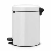 Pedalspand Brabantia Newlcon 5 ltr St&aring;l/Plast Hvid
