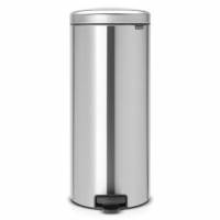 Pedalspand Brabantia Newlcon 30 ltr Fingerprintproof St&aring;l/Plast Mat St&aring;l