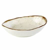 Sk&aring;l Stoneart 1.2 ltr 28.5x21x7.5 cm Melamin Hvid/Brun stenlook