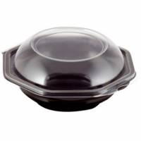 Multiboks Octaview 190x190x70 mm med Dressingb&aelig;ger PS Sort/Klar