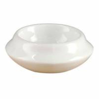 Sm&oslash;rsk&aring;l &Oslash;7 cm Kuvert Porcel&aelig;n Hvid