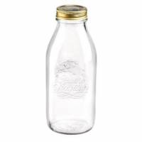 Saftflaske Quattro Stagioni 1 ltr &Oslash;9.4x22.6 cm med L&aring;g