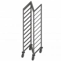 Stikvogn Z Enkel 16 stik 39x56x174 cm Rustfri st&aring;l til 1/1 GN