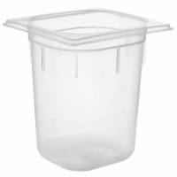 Kantine 1/6 GN 2.5 ltr 17.6x16.2x20 cm Polypropylen Klar