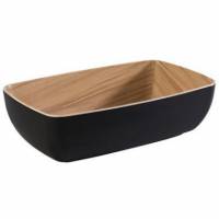 Sk&aring;l Frida 1.8 ltr 26.5x16.2x7.5 cm Melamin Sort/Tr&aelig;look