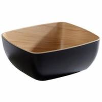 Sk&aring;l Frida 1 ltr 17.6x16.2x7.5 cm Melamin Sort/Tr&aelig;look
